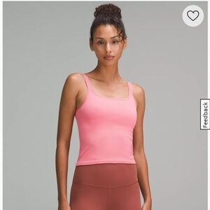 NWT Lululemon Ebb to Street crop tank 12